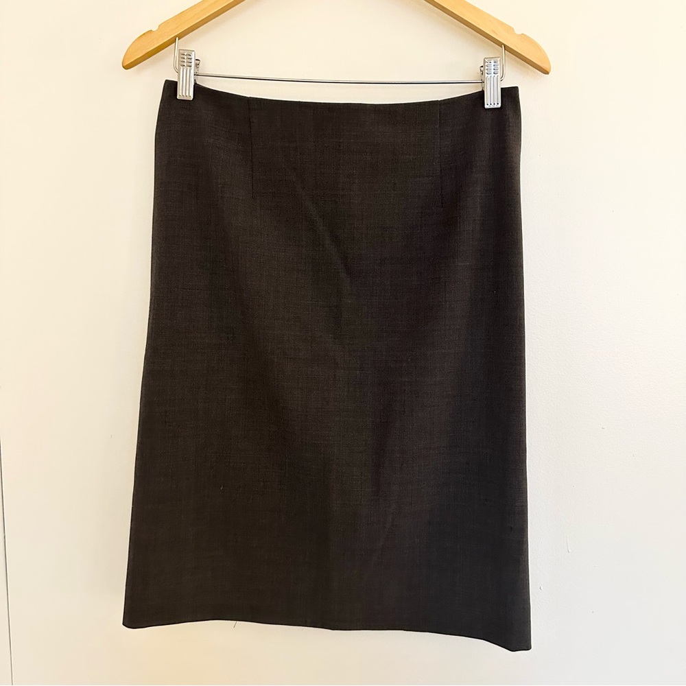Theory Golca 2 Urban Pencil Wool Blend Skirt - Picture 7 of 14